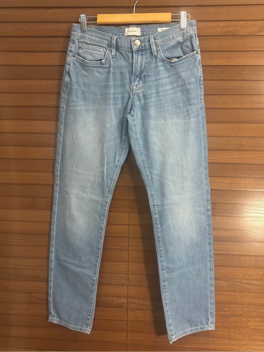 FRAME L’Homme Skinny Jeans Mens Size 31 Light Wash Blue - Picture 7 of 7